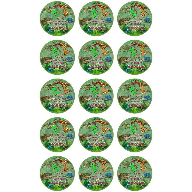 Reptile (Cupcake Toppers)