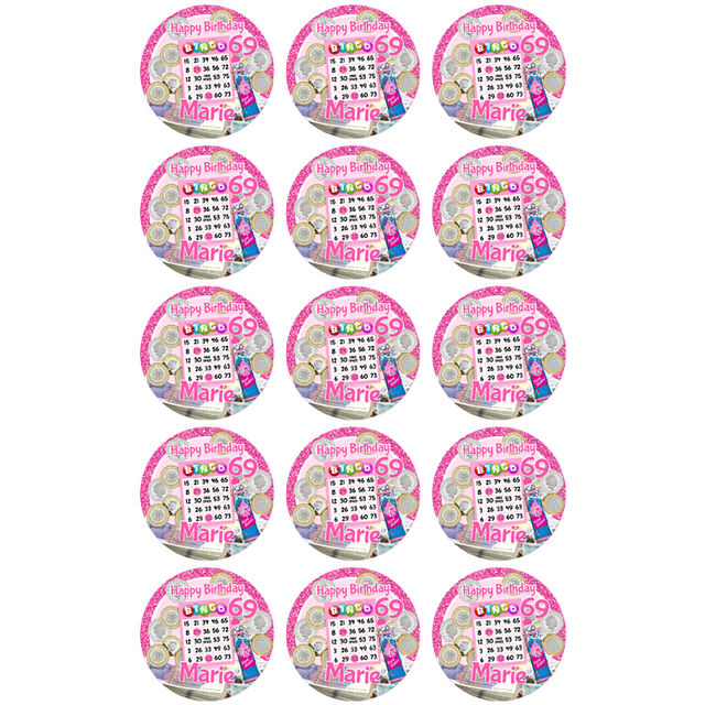 Bingo (Cupcake Toppers)