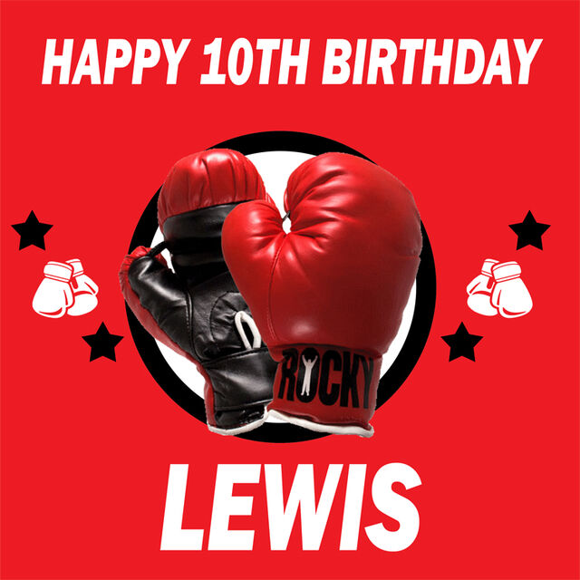 Boxing (Square Cake Topper)