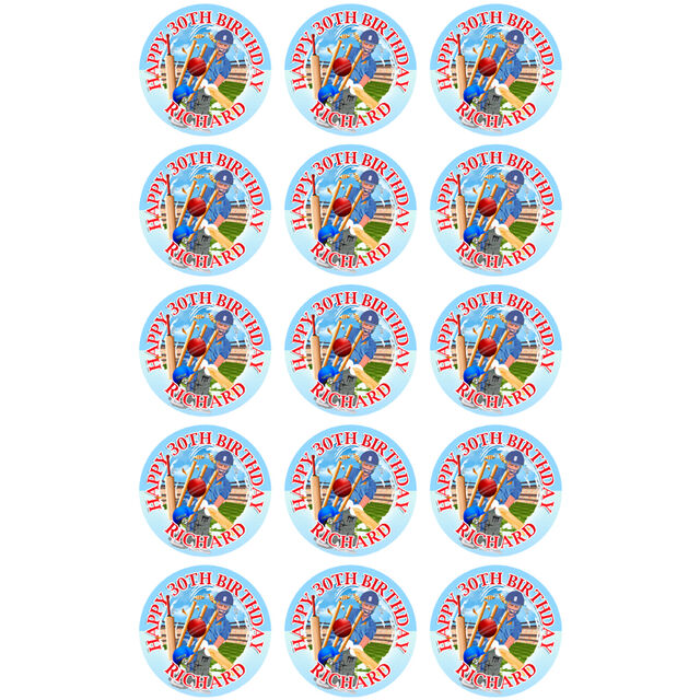 Cricket (Cupcake Toppers)