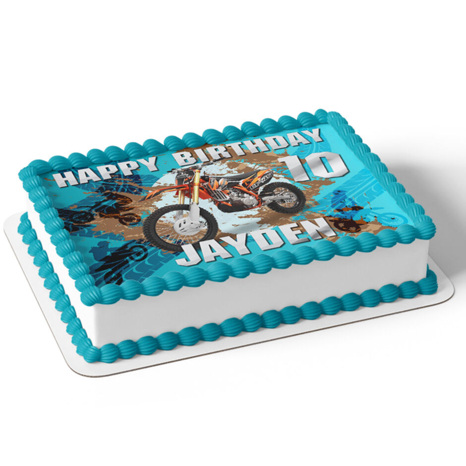 Dirt-Bike-Personalised-Rectangle-Edible-Cake-Topper-Blue-a