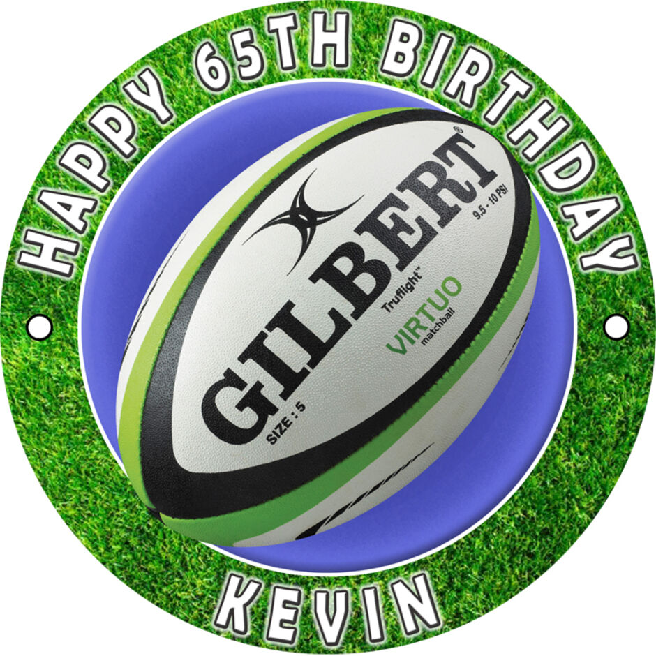 Rugby-Personalised-Round-Edible-Cake-Topper