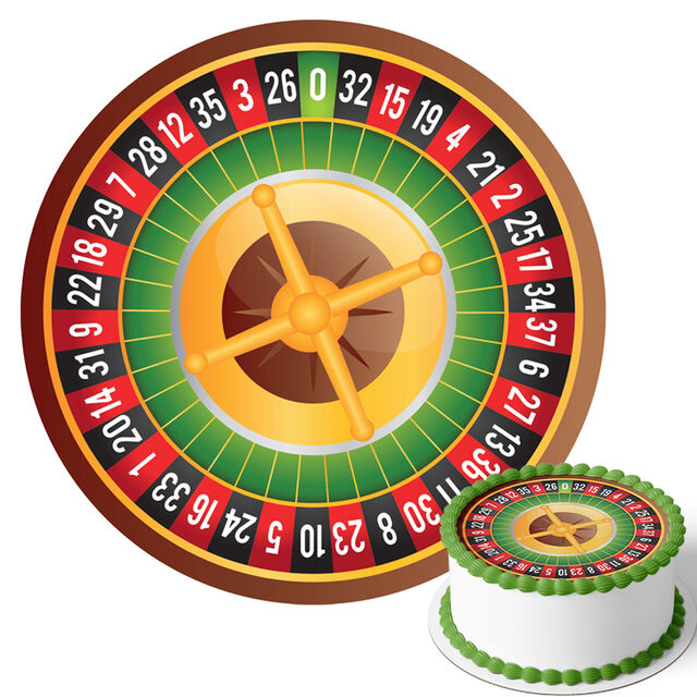 Russian Roulette (Round Cake Topper)