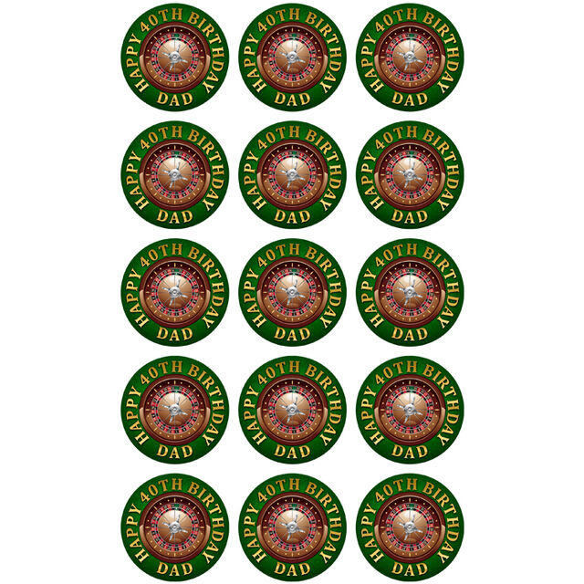 Russian Roulette (Cupcake Toppers)