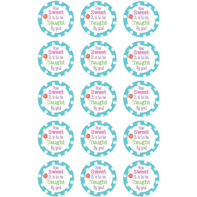 Teacher (Cupcake Toppers)