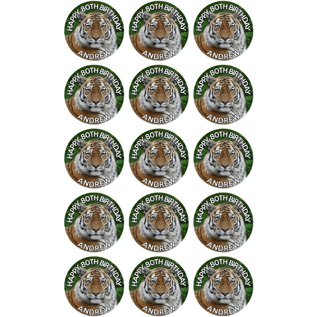 Tiger  (Cupcake Toppers)