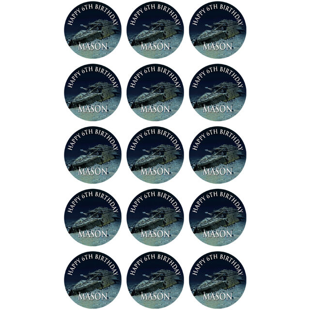 Titanic (Cupcake Toppers)