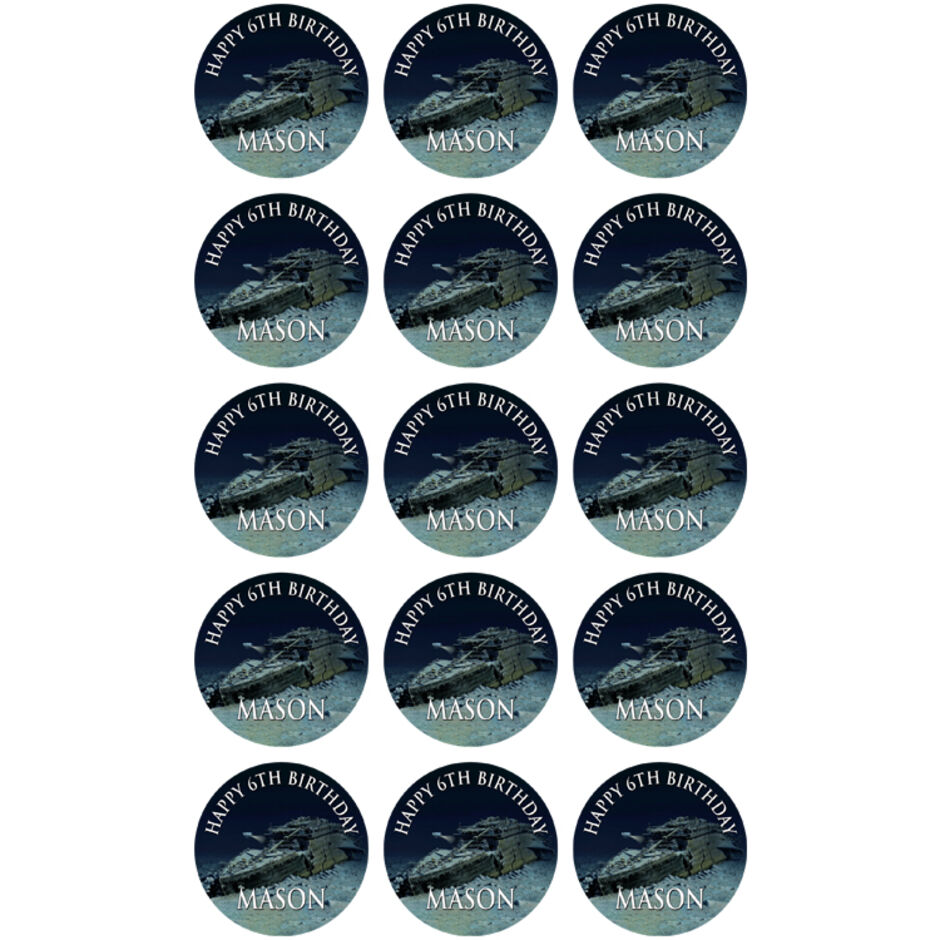 Titanic-Personalised-Round-Edible-Cup-Cake-Toppers-c