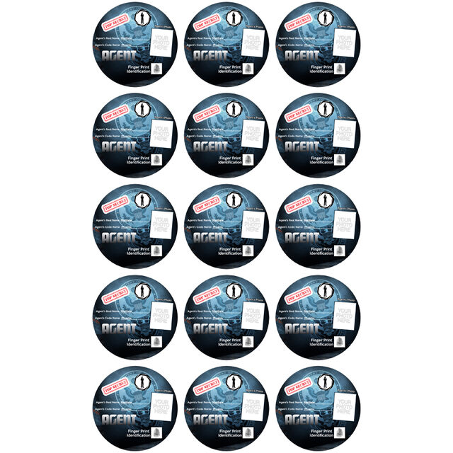 Top Secret (Cupcake Toppers)