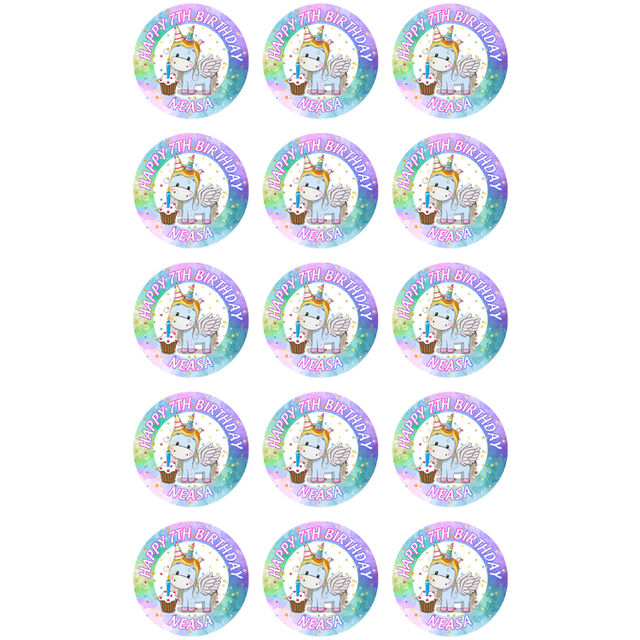 Unicorn (Cupcake Toppers)