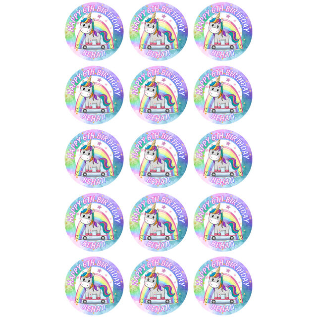 Unicorn (Cupcake Toppers)