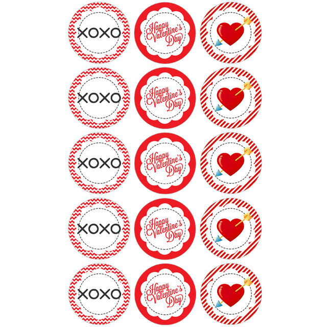 Valentines Day (Cupcake Toppers)