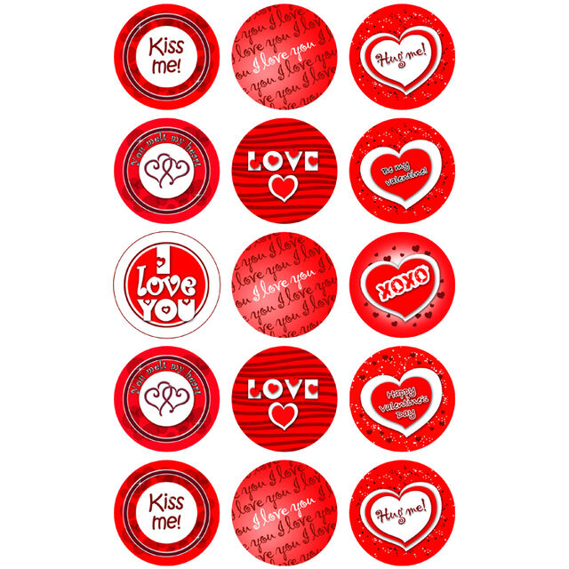 Valentines Day (Cupcake Toppers)