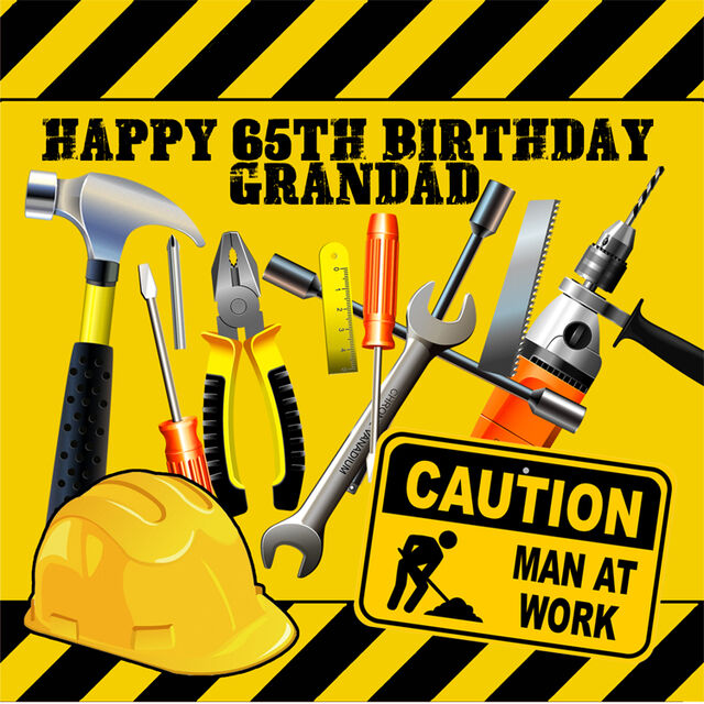 Workman Tools (Square Cake Topper)