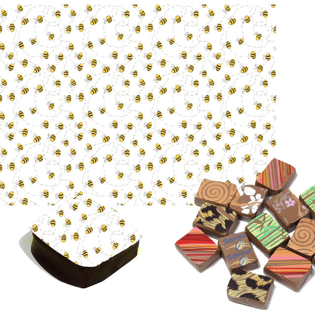 Bumble Bee Chocolate Transfers