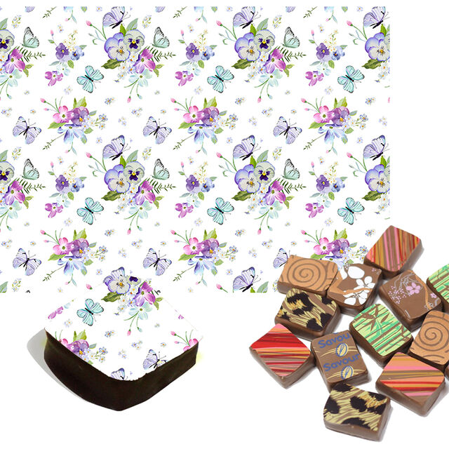 Butterflies Chocolate Transfers