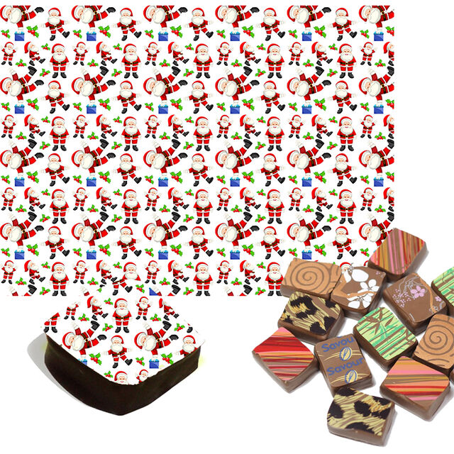 Santa Chocolate Transfers
