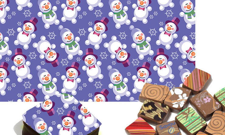 A Sweet Twist on Holiday Baking with Christmas Chocolate Transfers