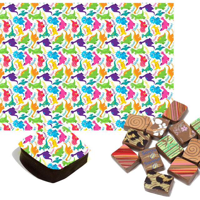 Dinosaurs Roar Chocolate Transfers