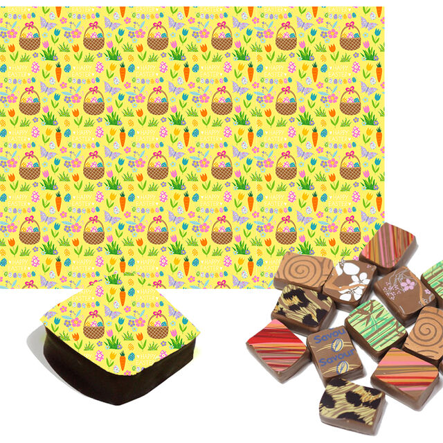 Easter Basket Chocolate Transfers