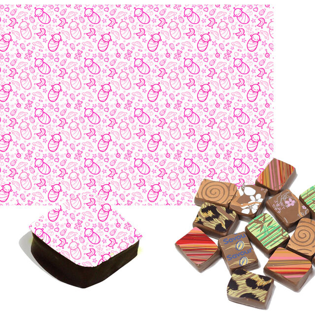 Baby Girl Clothing Chocolate Transfers