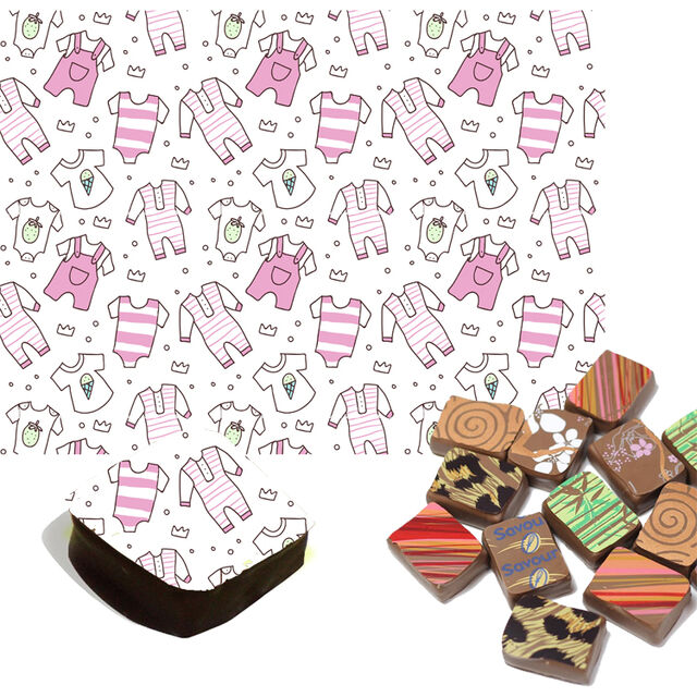 Baby Girl Clothing Chocolate Transfers