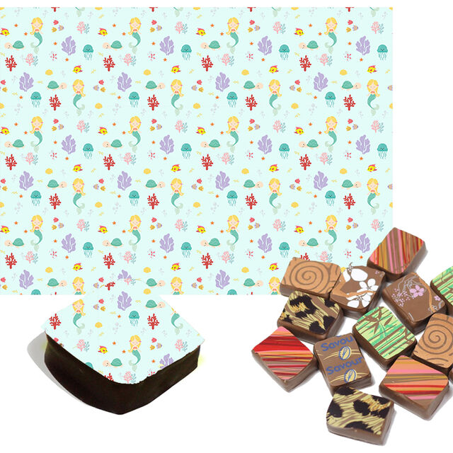 Mermaids Chocolate Transfers