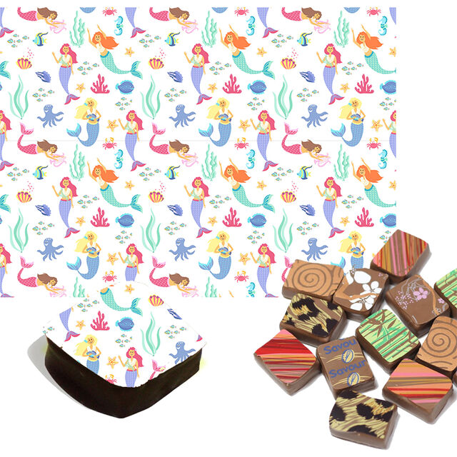 Mermaids Chocolate Transfers