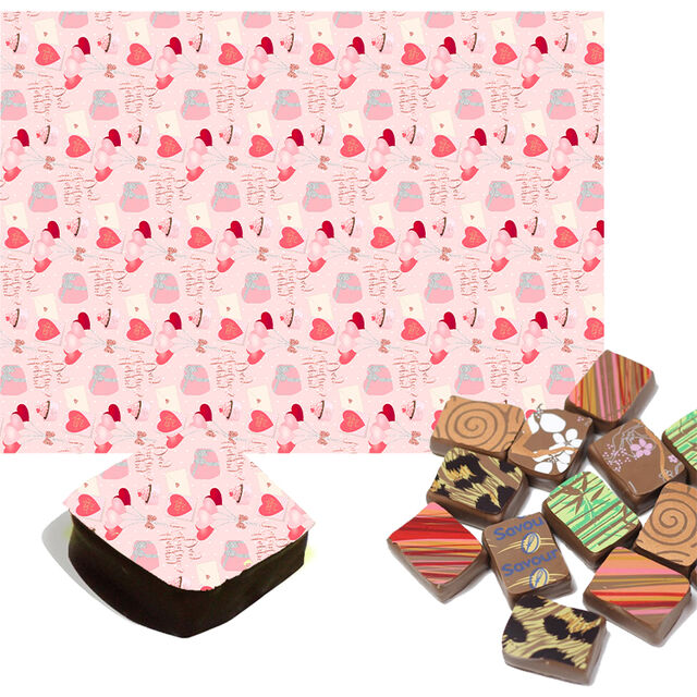 Valentines Chocolate Transfers