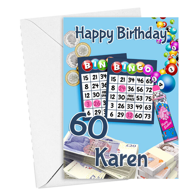 Bingo Brithday Card
