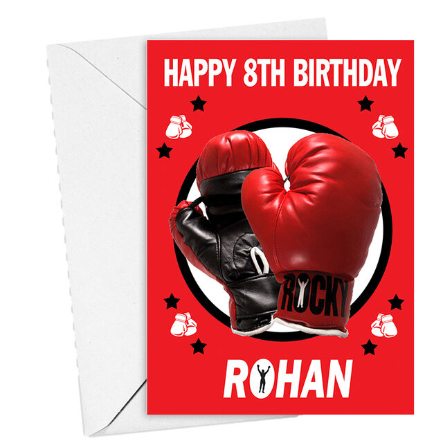 Boxing Brithday Card