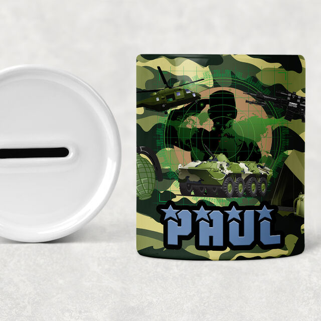 Army Themed Money Box