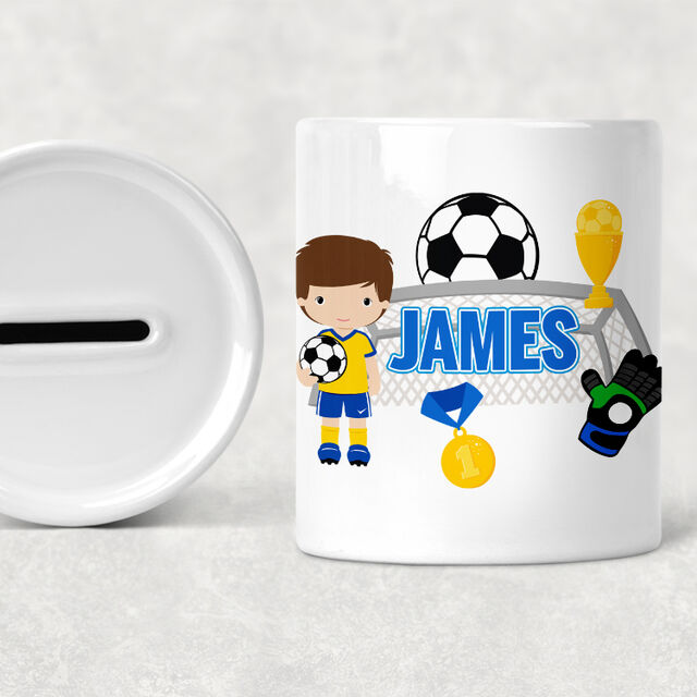 Footballer Themed Money Box