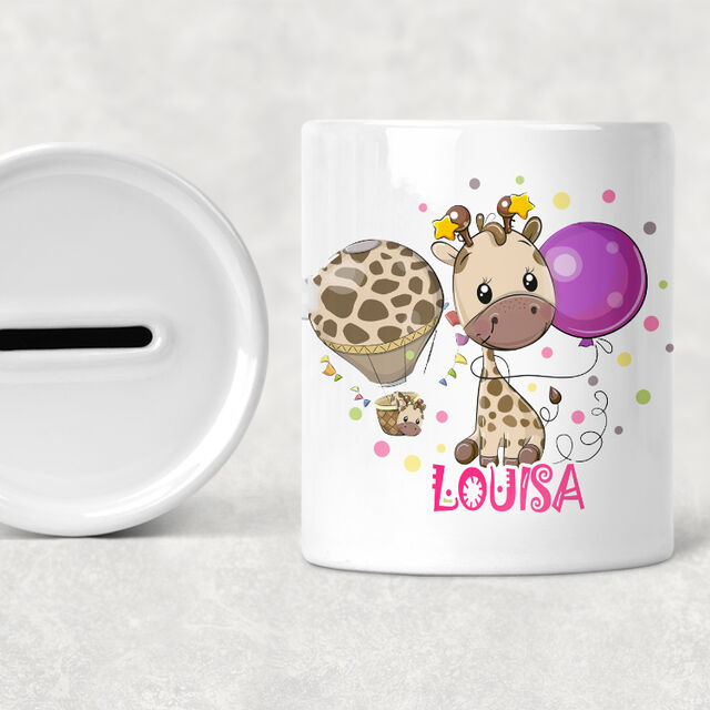 Giraffe Themed Money Box