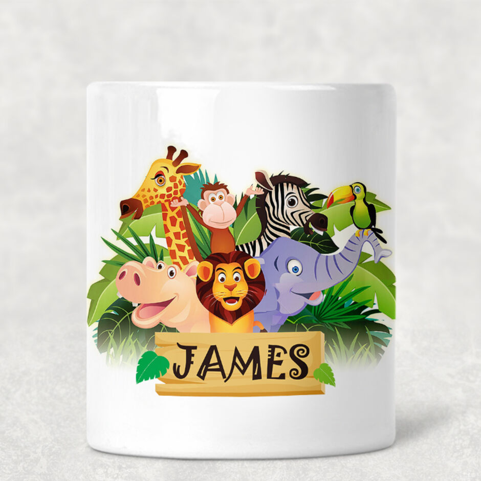 Jungle-Safaria-Animals-Personalised-Money-Box