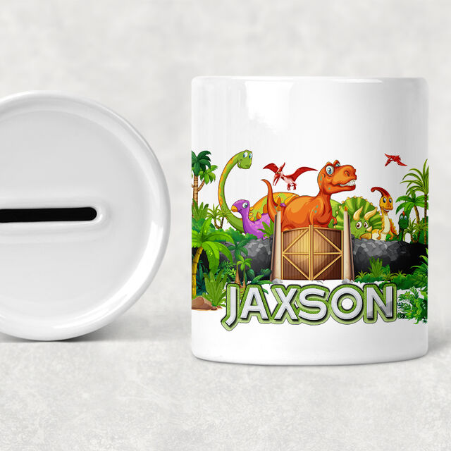 Kids Dinosaurs Themed Money Box
