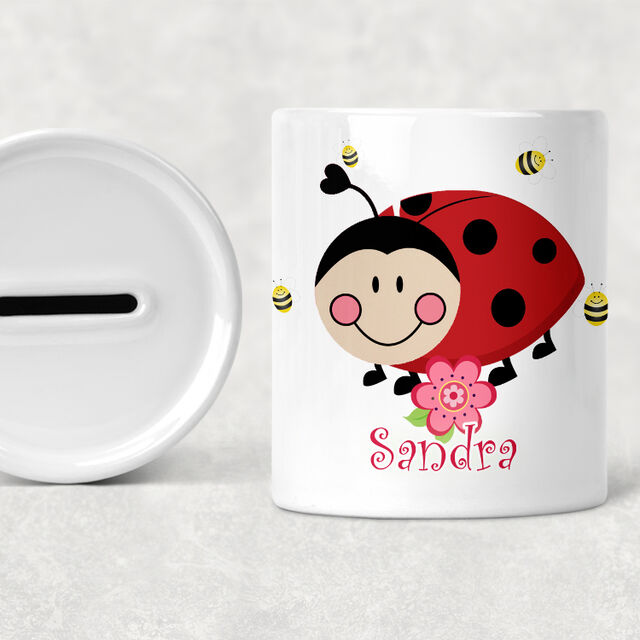 Lady Bug Themed Money Box
