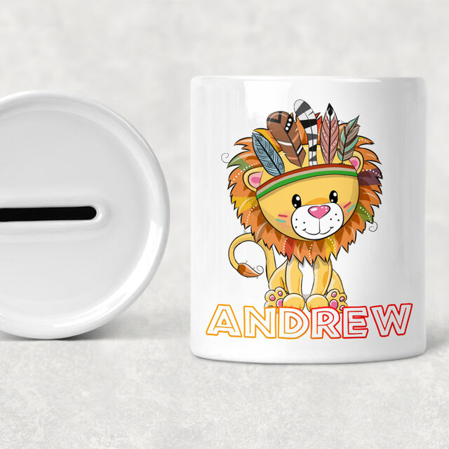 Lion Themed Money Box