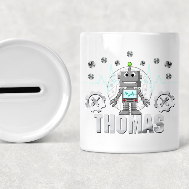 Robot Themed Money Box