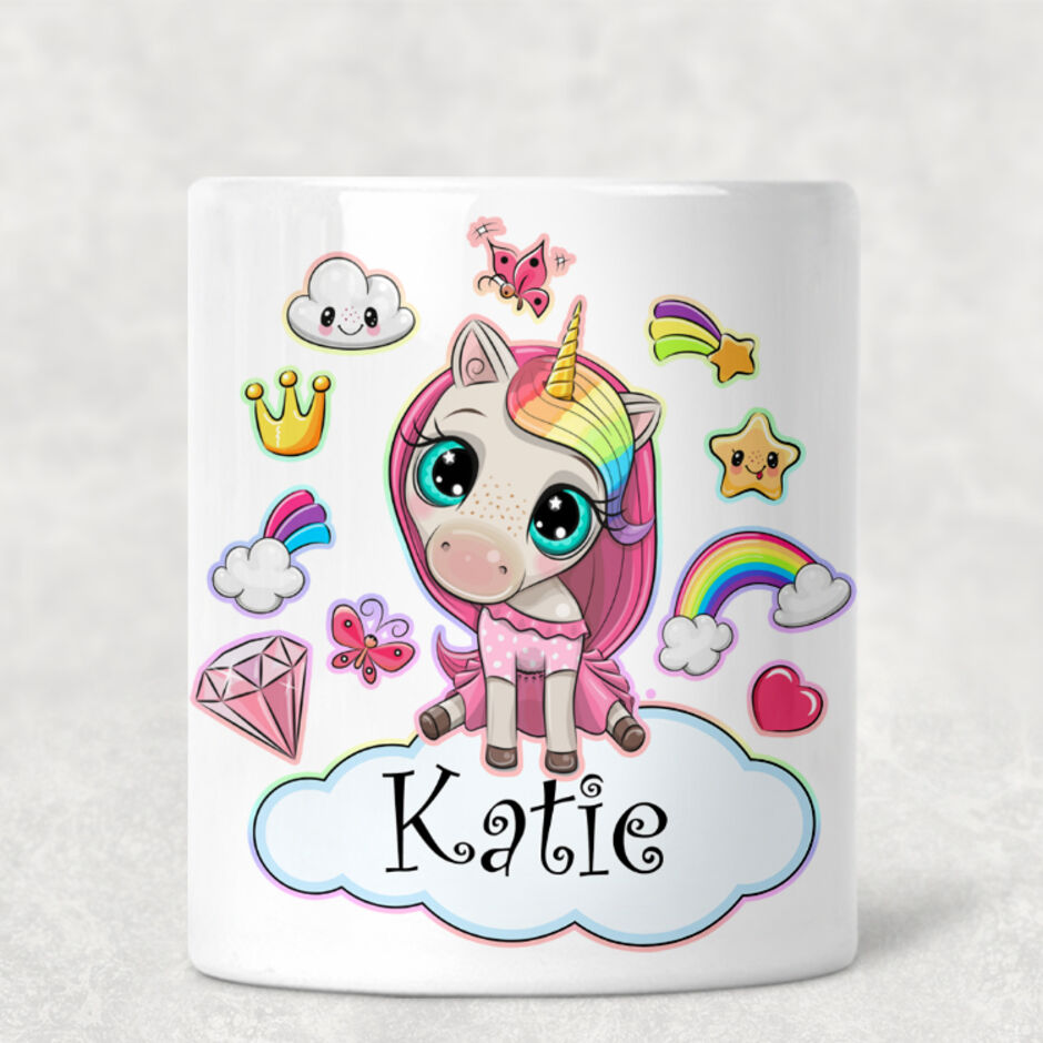 Unicorn-Personalised-Money-Box