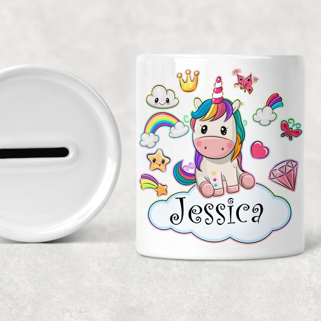 Unicorn Themed Money Box