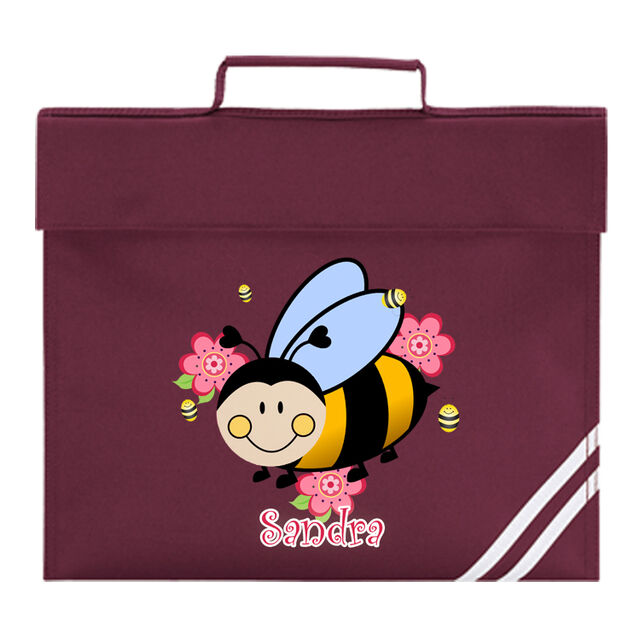Bumble Bee Theme School Book Bag
