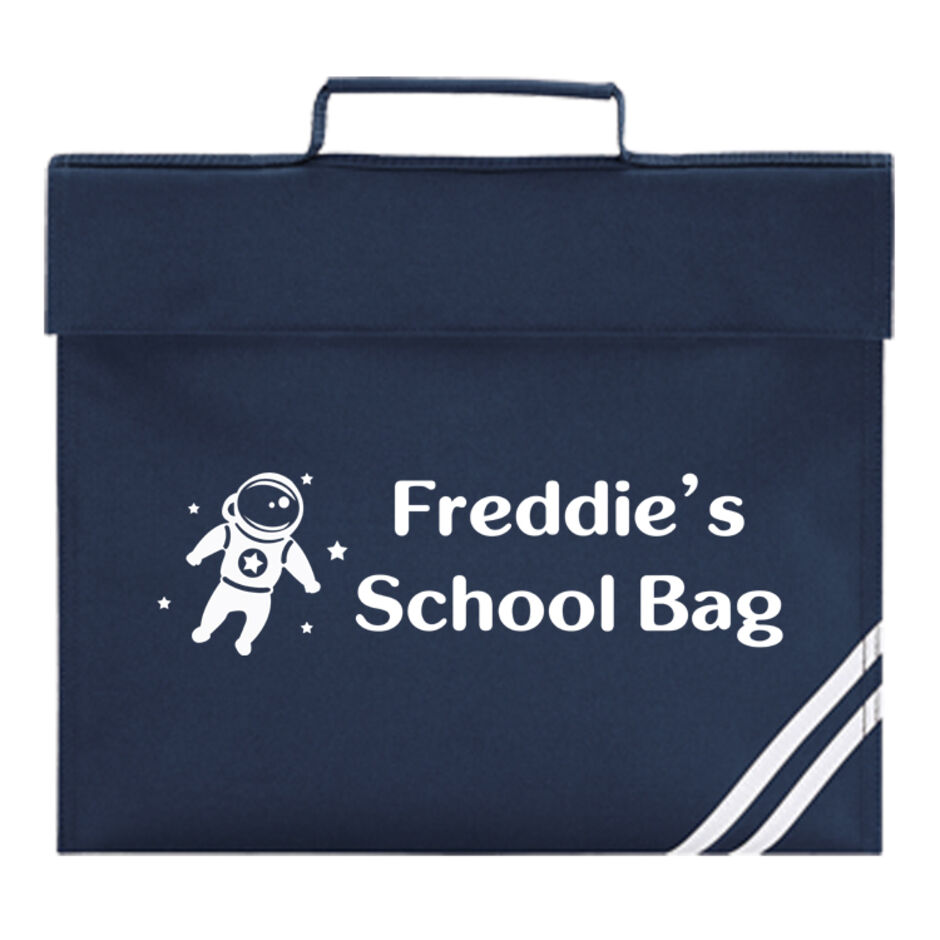 Childrens-Space-Astronaute-Personalised-Theme-Navy-School-Book-Bag