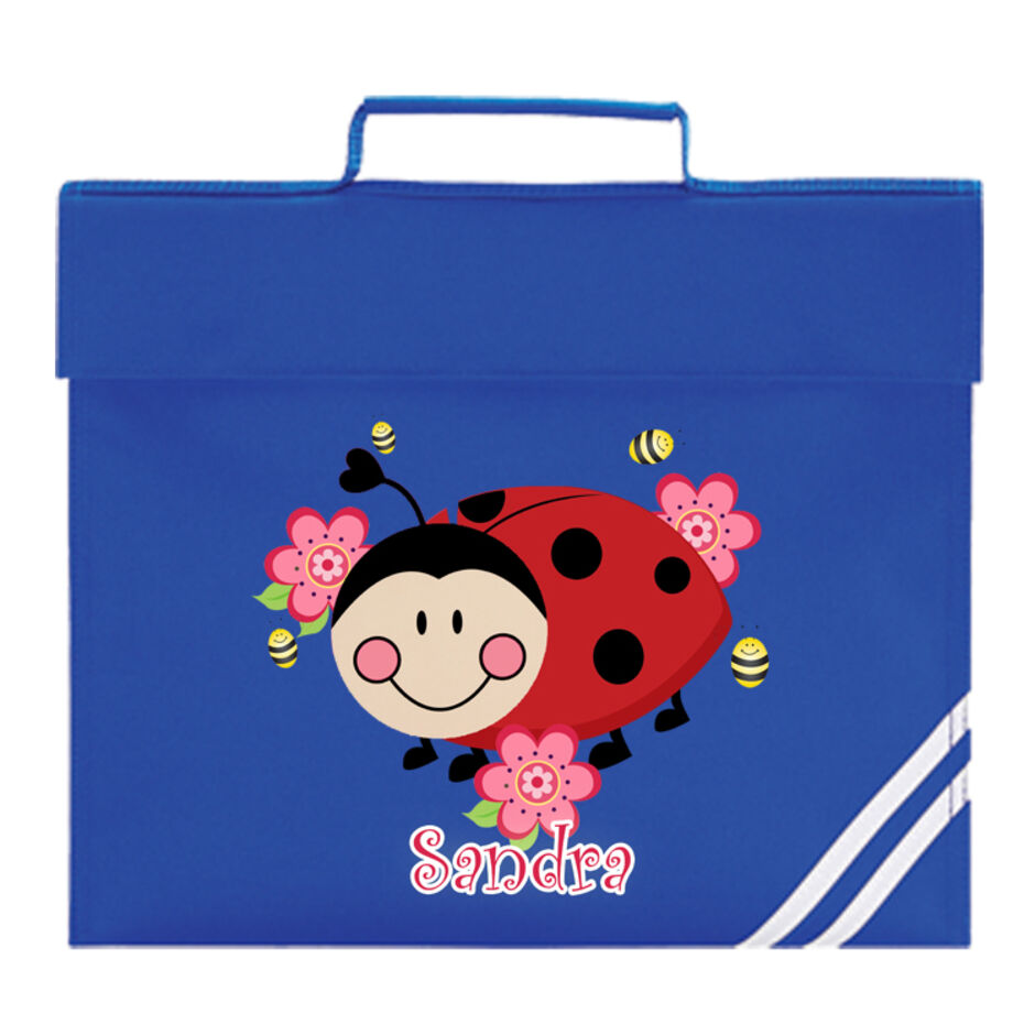 Lady-Bird-Theme-Personalised-Blue-School-Book-Bag