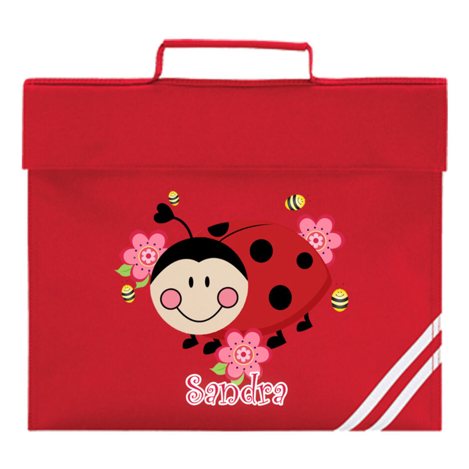 Lady-Bird-Theme-Personalised-Red-School-Book-Bag