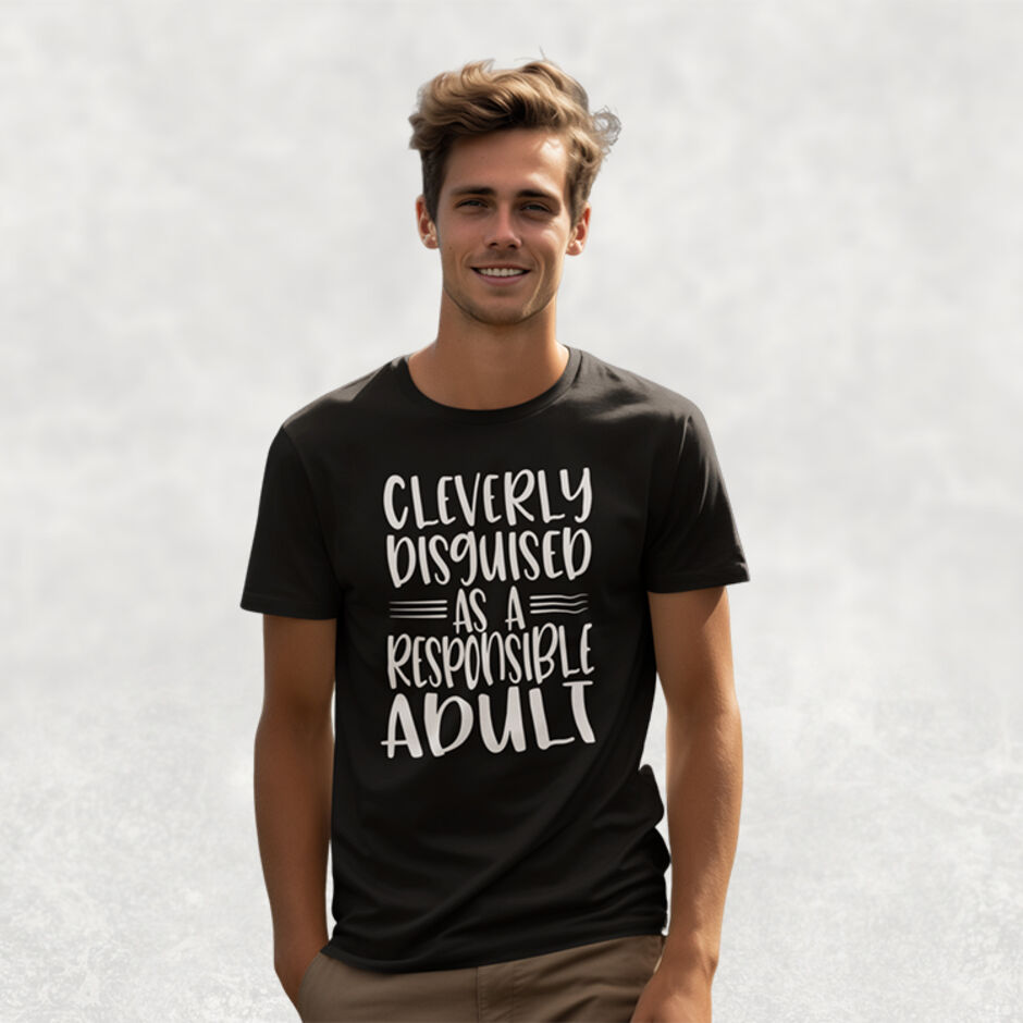 Cleverly-Disquised-as-a-Responsible-Adult-Male-Black-Short-Sleeve-T-Shirt