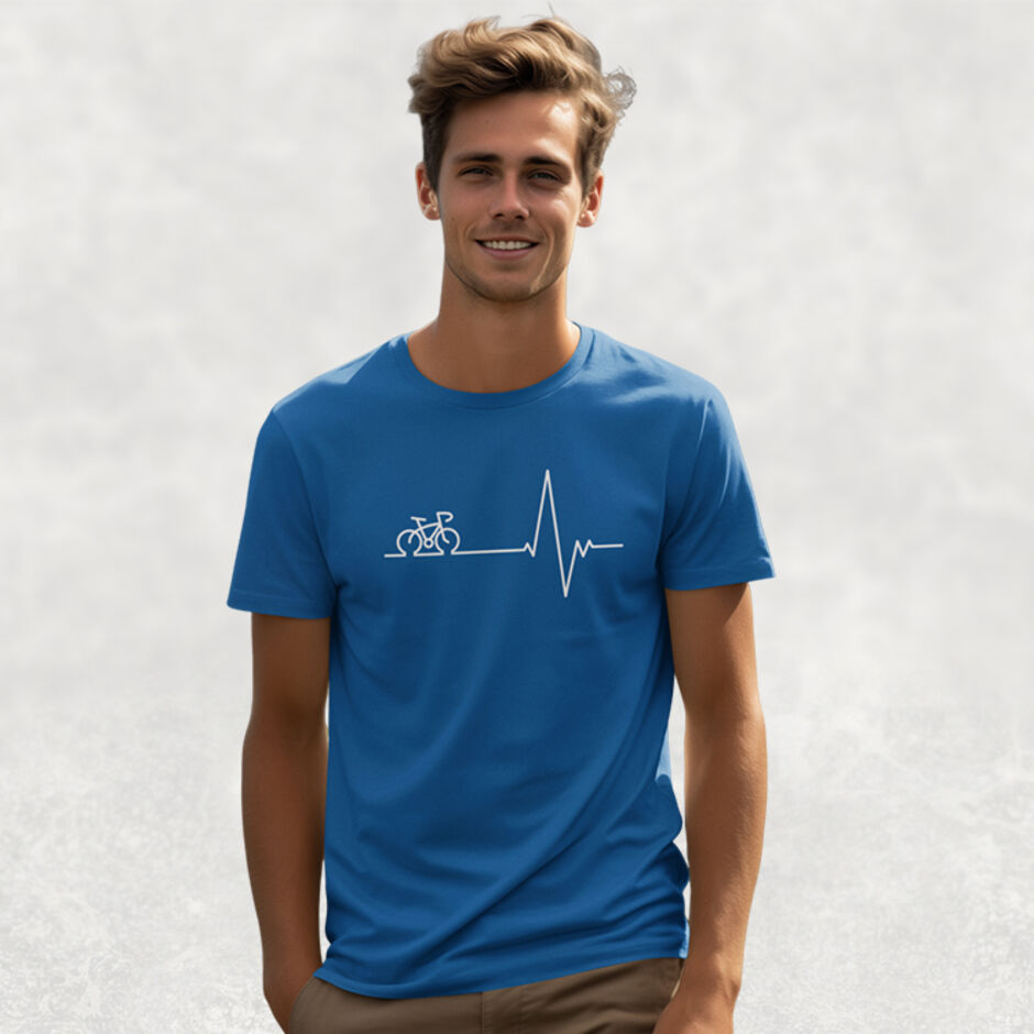 Cycling-Bicycling-Cardio-Short-Sleeve-Royal-Blue-T-Shirt