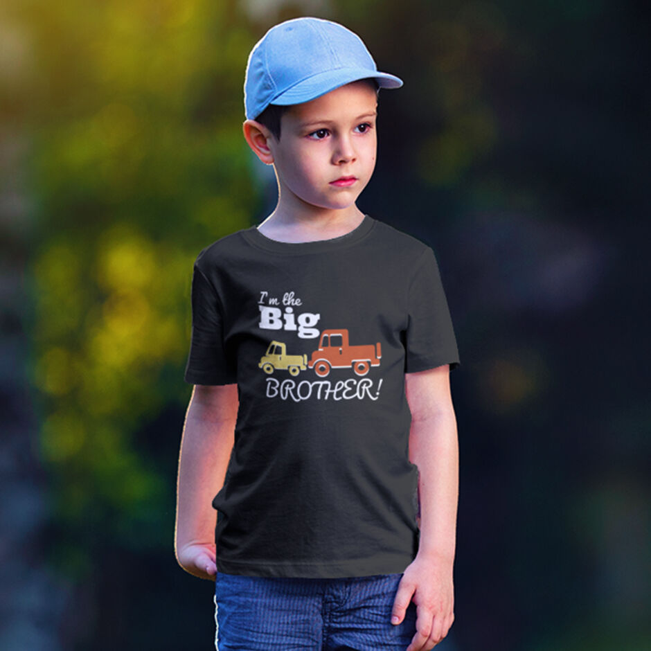 I'm-the-Big-Brother-Short-Sleeve-Black-T-Shirt