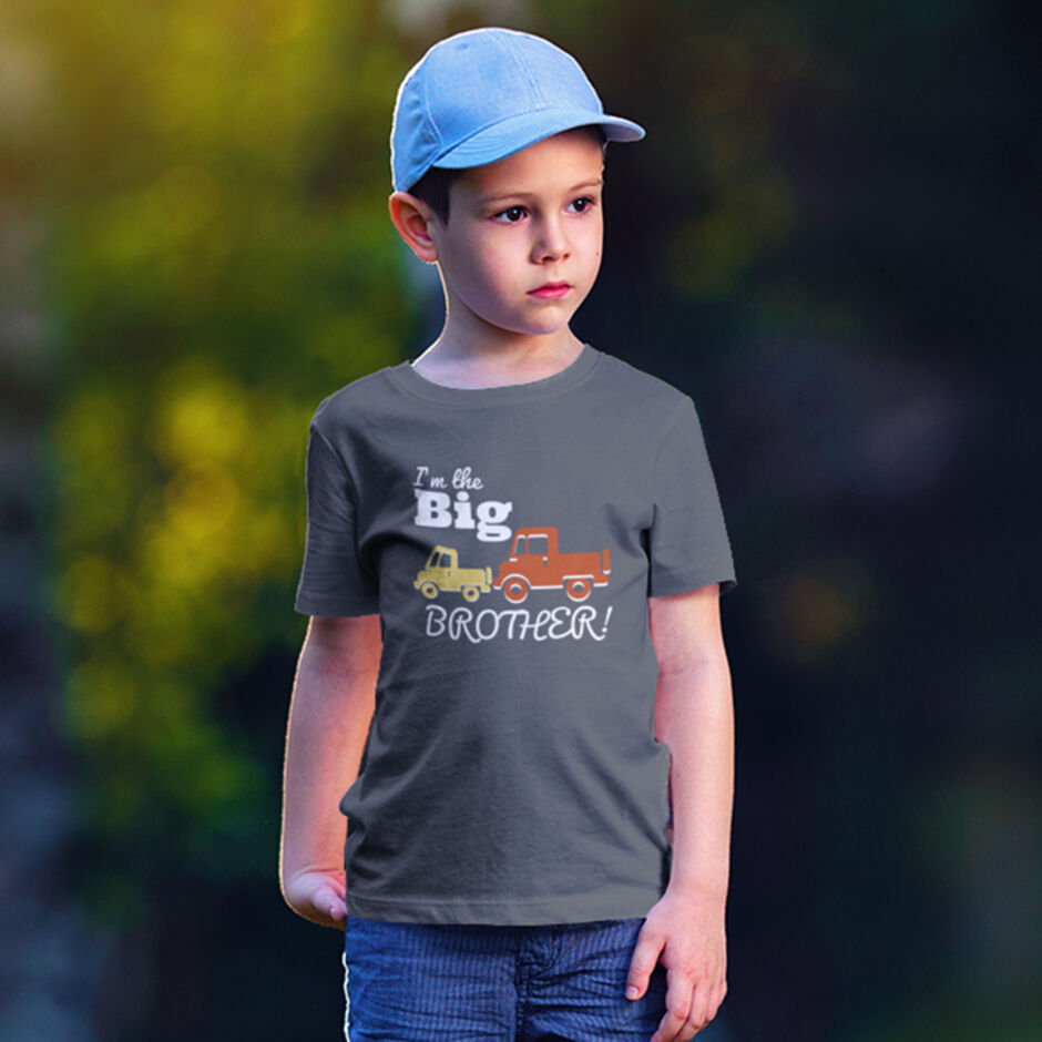 I'm-the-Big-Brother-Short-Sleeve-Grey-T-Shirt