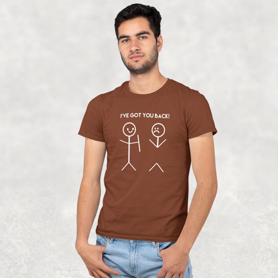 I've-got-your-back-Brown-short-sleeve-t-shirt
